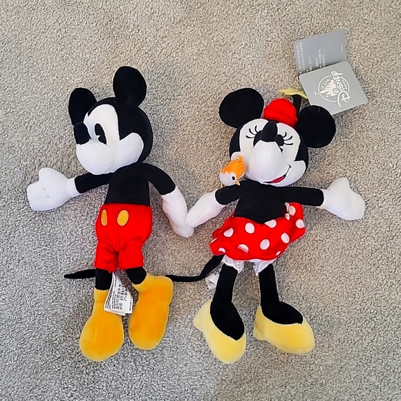 Disney Other - DISNEY | Minnie & Mickey 12" Plush NWT